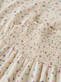 NAME IT Strop Kjole Vinaya Almond Milk